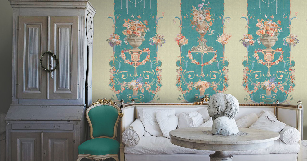 Фрески, пано, фотообои в интерьере!