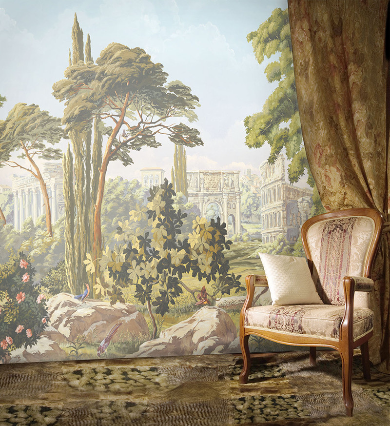 Фрески, пано, фотообои в интерьере!