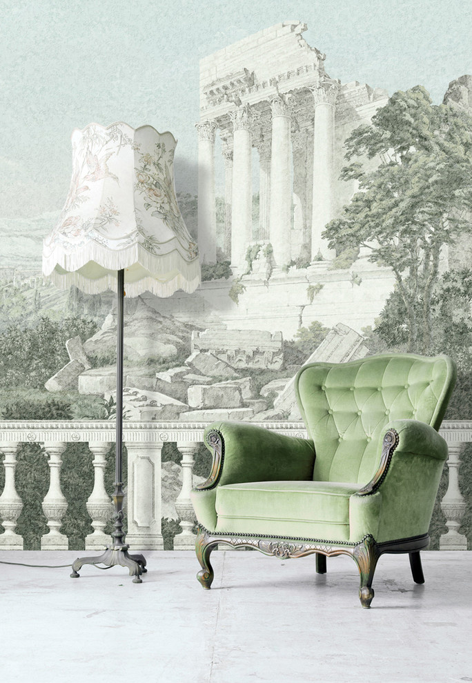 Фрески, пано, фотообои в интерьере!