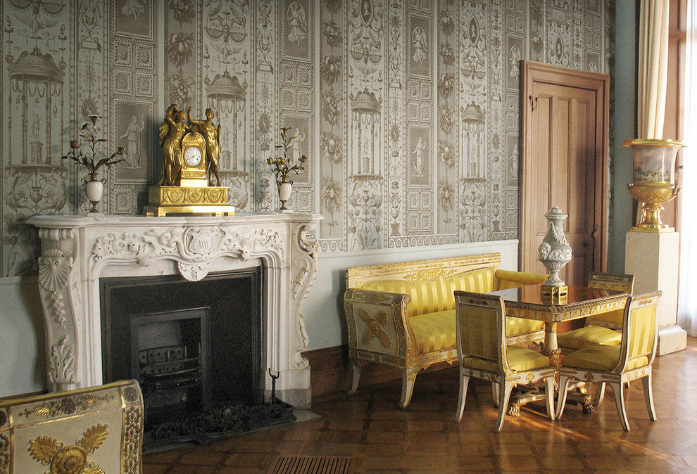 Фрески, пано, фотообои в интерьере!