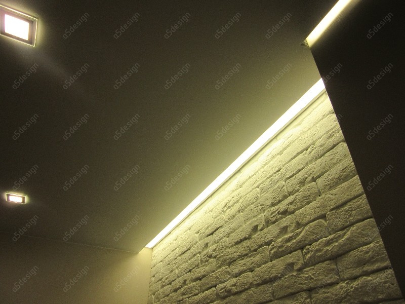 Обложка проекта: Линейный свет, парящие потолки