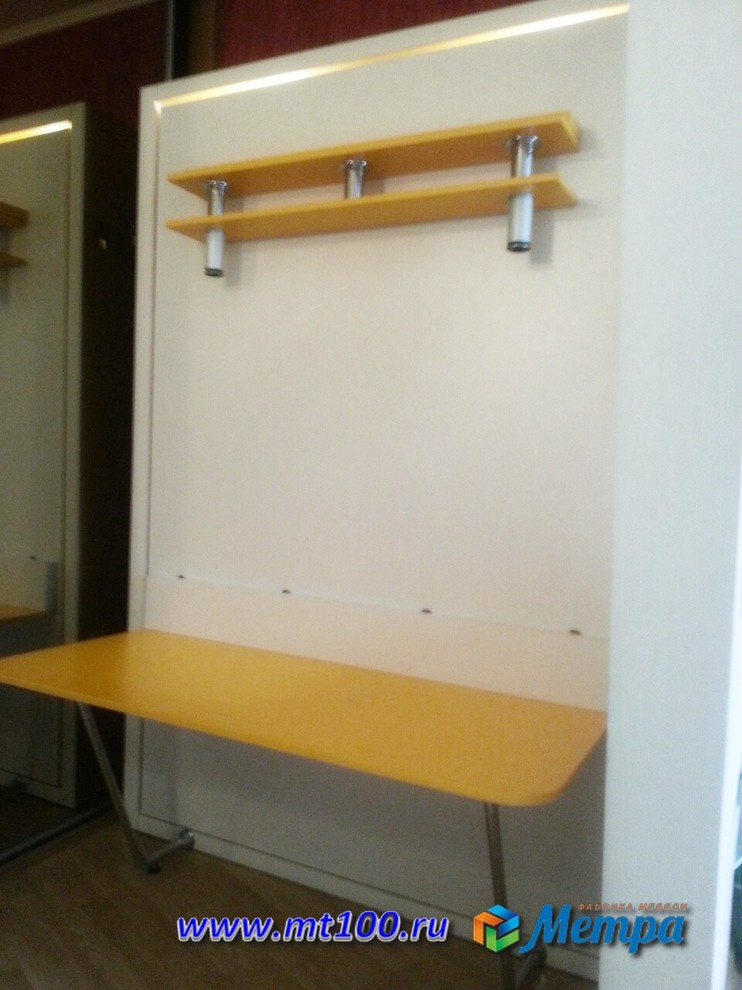 Шкаф кровать трансформер с диваном. Wall bed and sofa