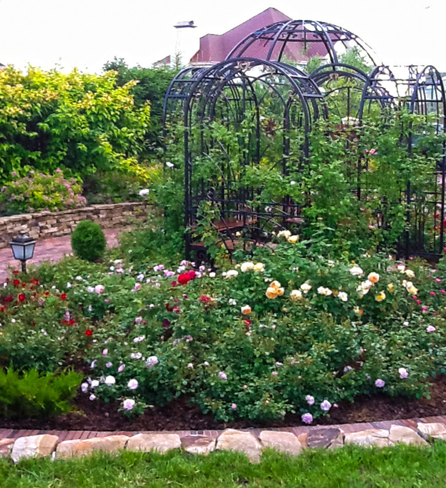 Проект дачного участка - розарий.