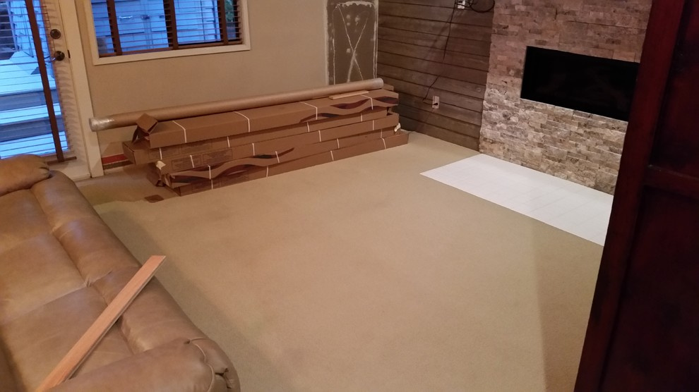 Install 2 1/4 prefinish red oak