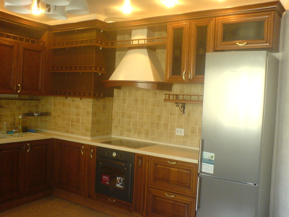 Воплощенные в жизнь проекты кухонь.