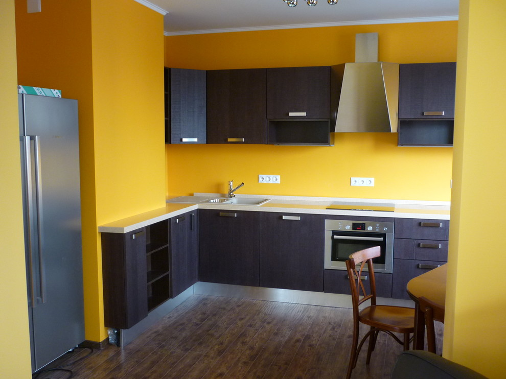 Воплощенные в жизнь проекты кухонь.