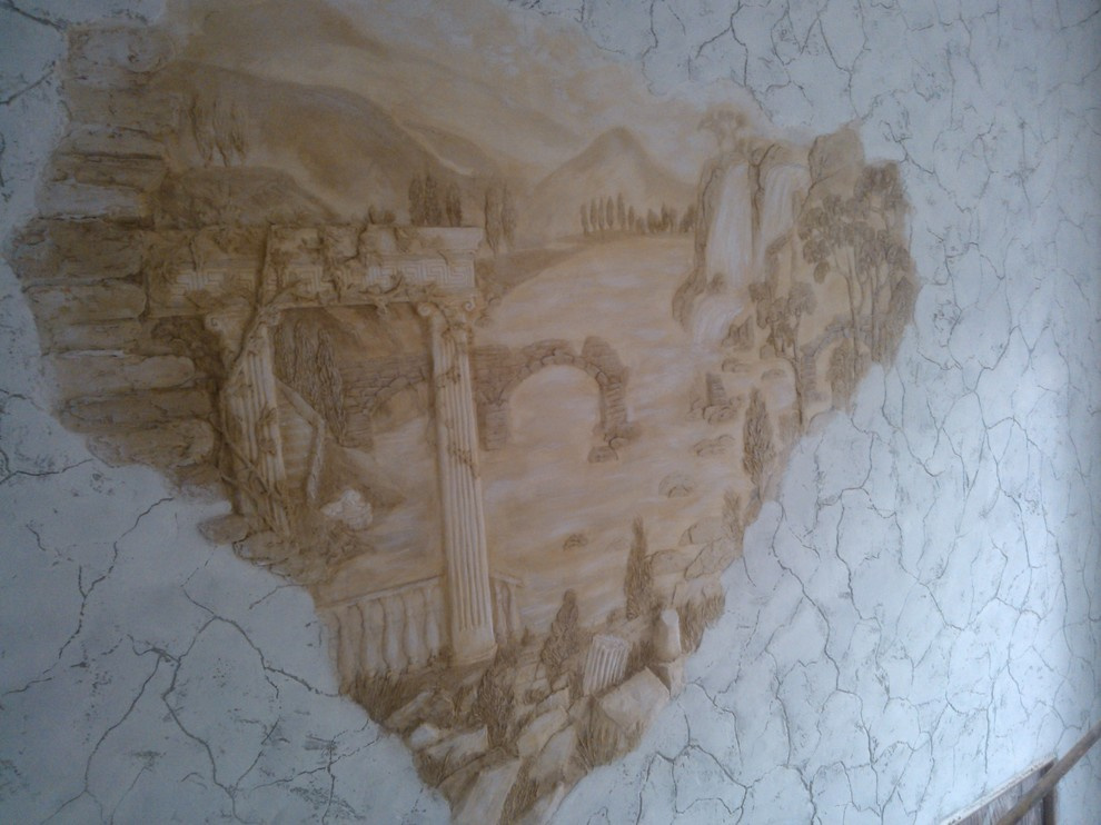 Обложка проекта: рельефное панно