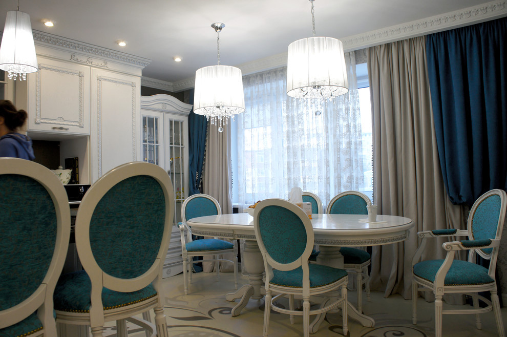 Изящное решение пола в классическом интерьере