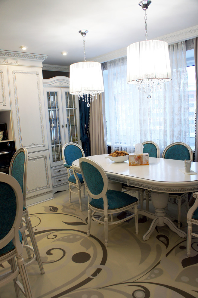 Изящное решение пола в классическом интерьере