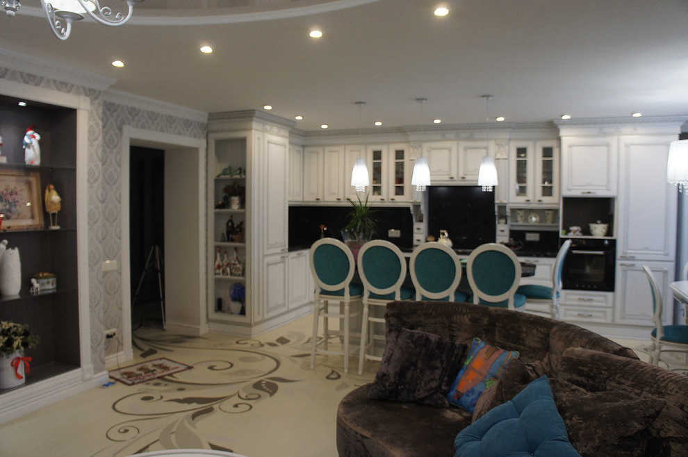 Изящное решение пола в классическом интерьере