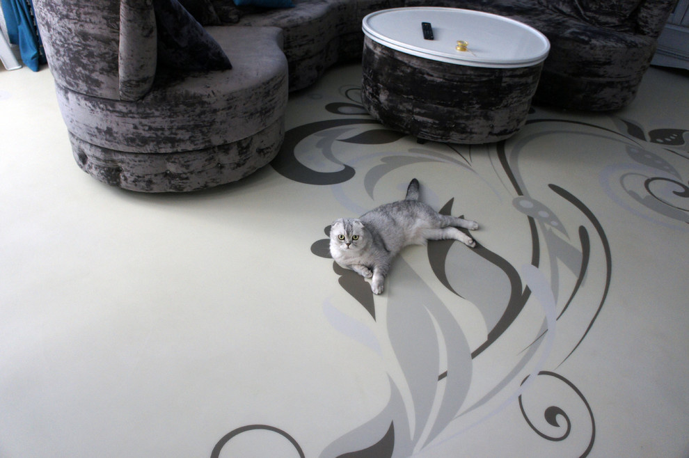 Изящное решение пола в классическом интерьере