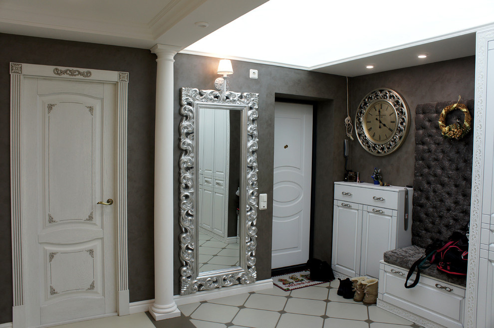 Изящное решение пола в классическом интерьере