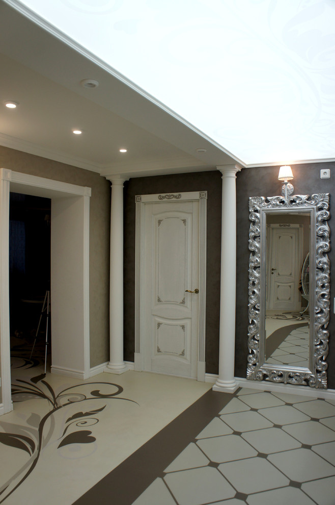 Изящное решение пола в классическом интерьере