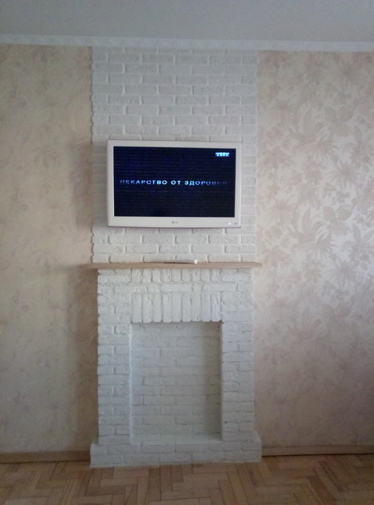 Светодиодная подстветка декоративного камина