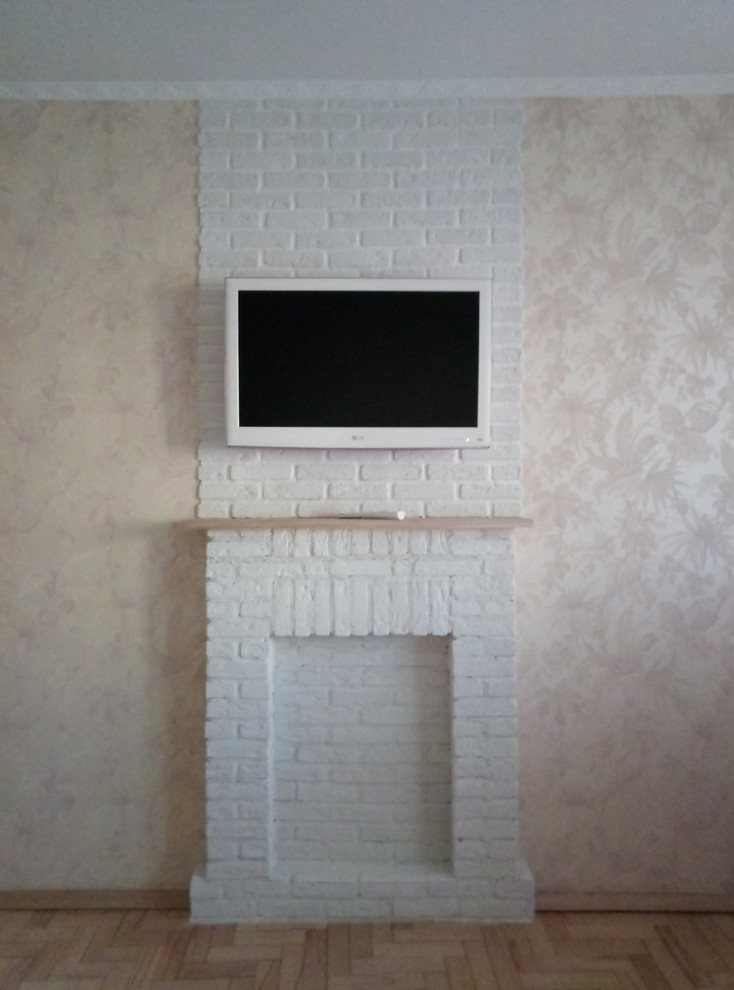 Светодиодная подстветка декоративного камина