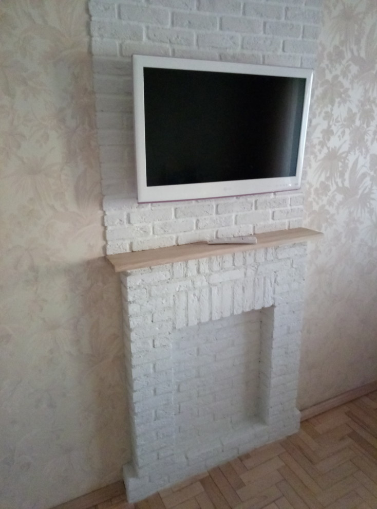 Светодиодная подстветка декоративного камина