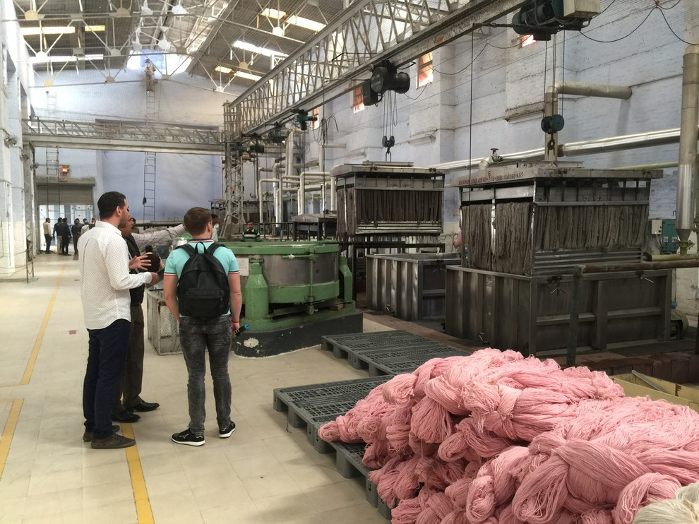 Окрашивание пряжи