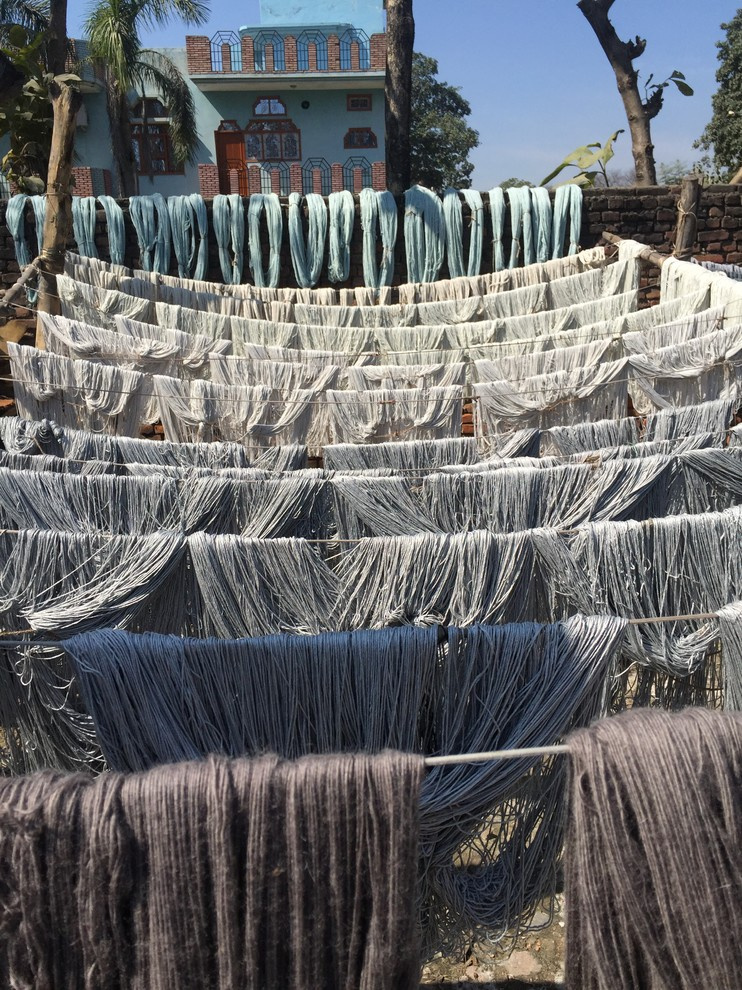 Сушка пряжи