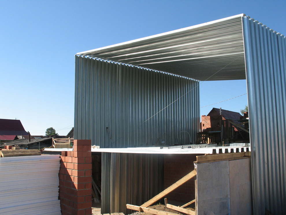 Проект жилого дома, использующего вторичное тепло для отопления.