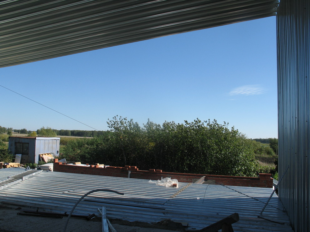 Проект жилого дома, использующего вторичное тепло для отопления.