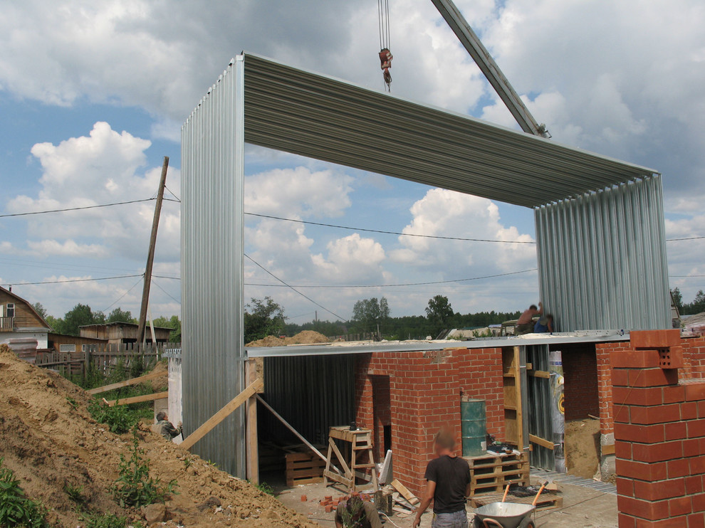 Проект жилого дома, использующего вторичное тепло для отопления.