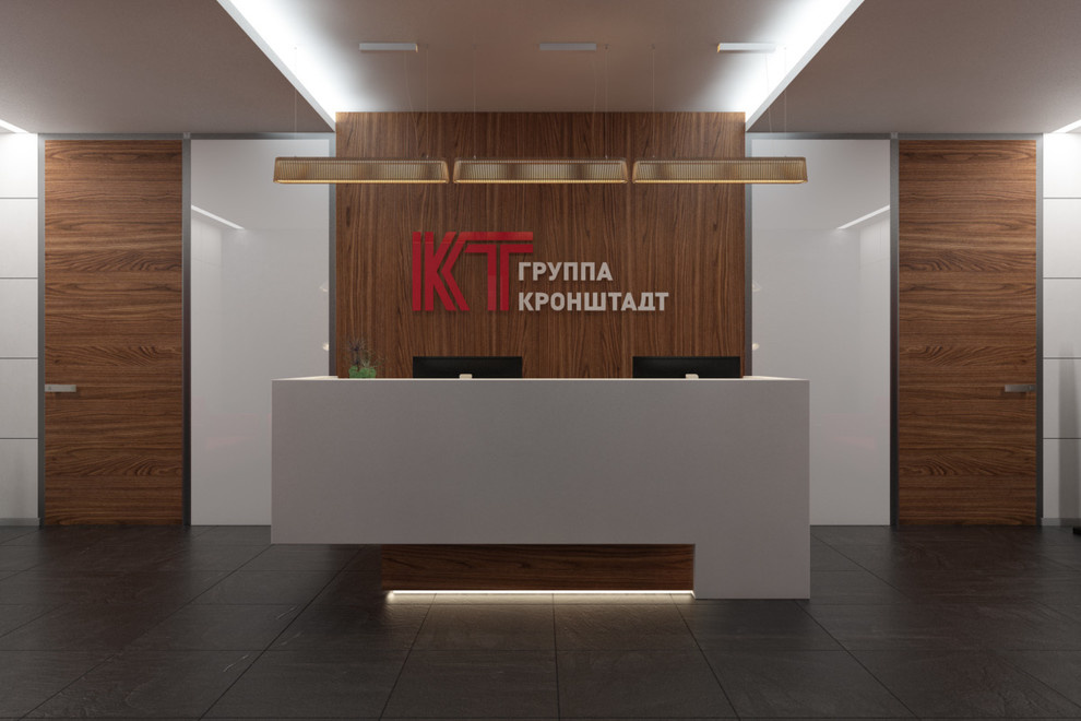 Приёмная зона компании КТ "Группа Кронштадт"