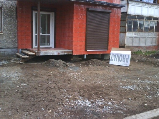 Благоустройство территории офиса