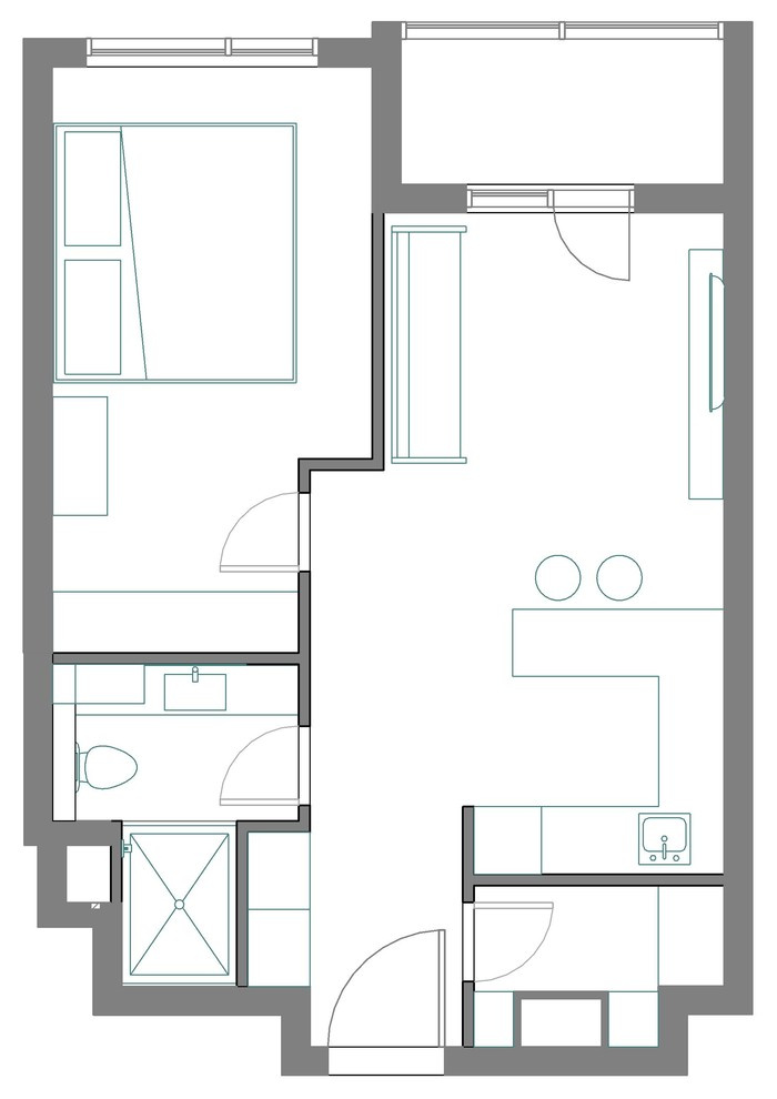 Квартира для молодой девушки