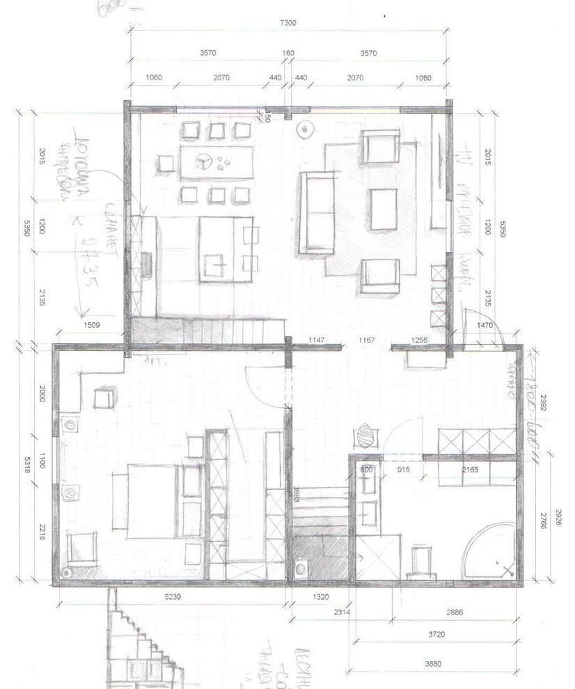 Планировка загородного дома для молодой пары