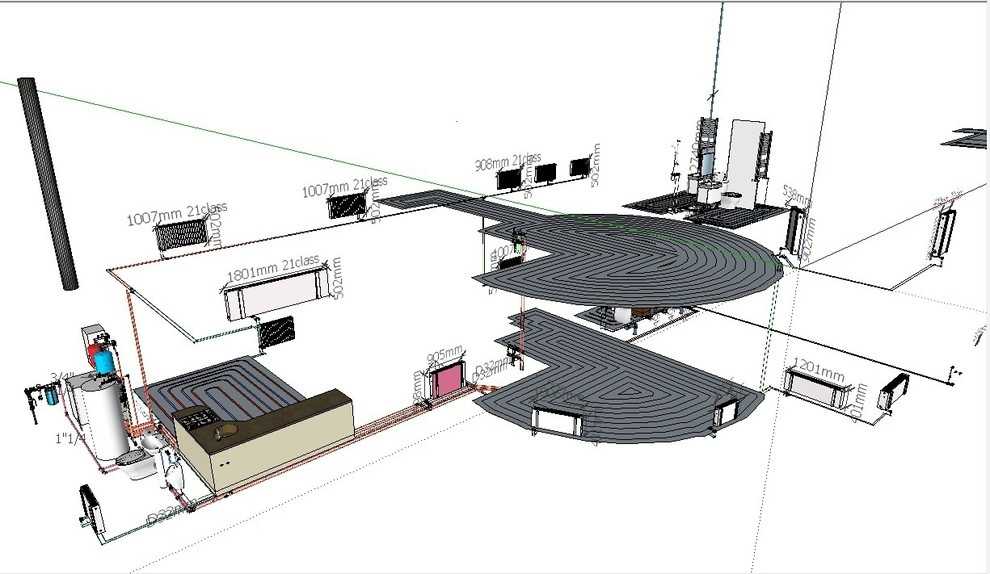 2Х ЭТАЖНЫЙ ДОМ В ФИАГДОНЕ ВНУТРЕННИЕ КОММУНИКАЦИИ
