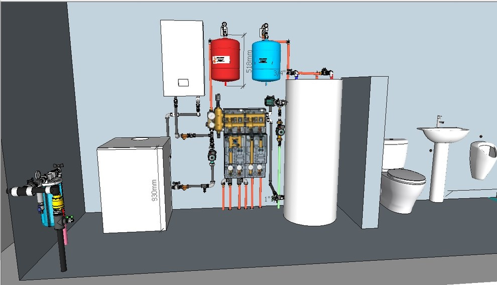2Х ЭТАЖНЫЙ ДОМ В ФИАГДОНЕ котельная