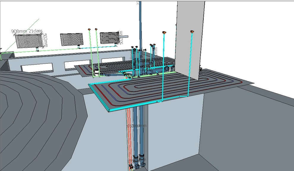 2Х ЭТАЖНЫЙ ДОМ В ФИАГДОНЕ фрагмент системы