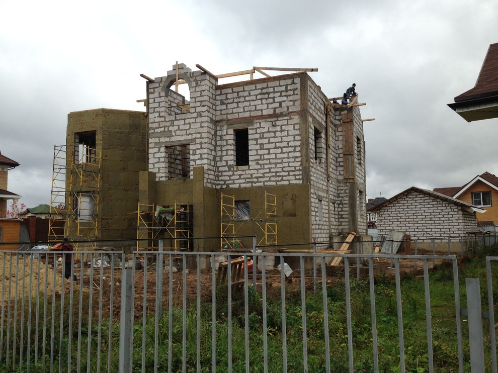 Теплоизоляция фасада минеральной плитой