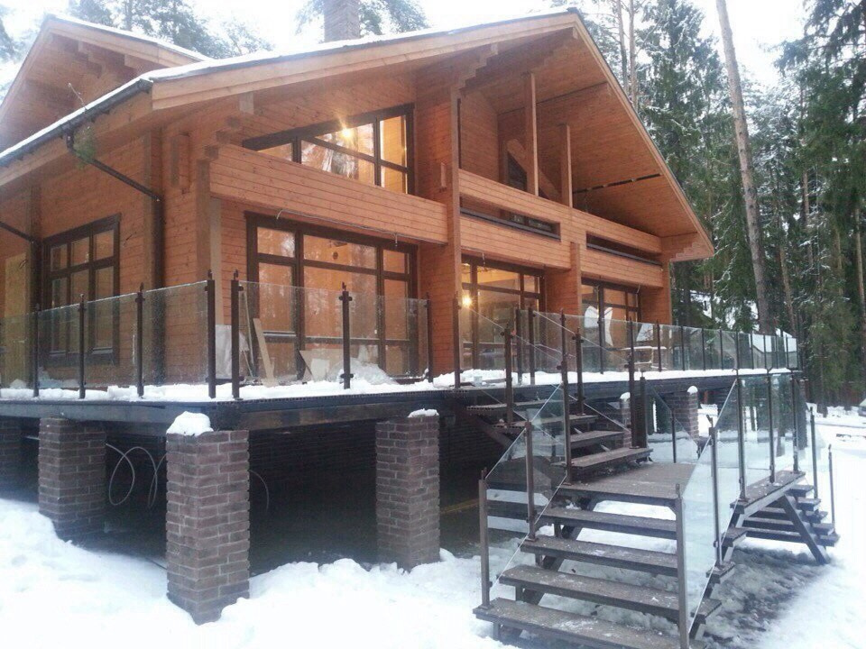 Стеклянное ограждение