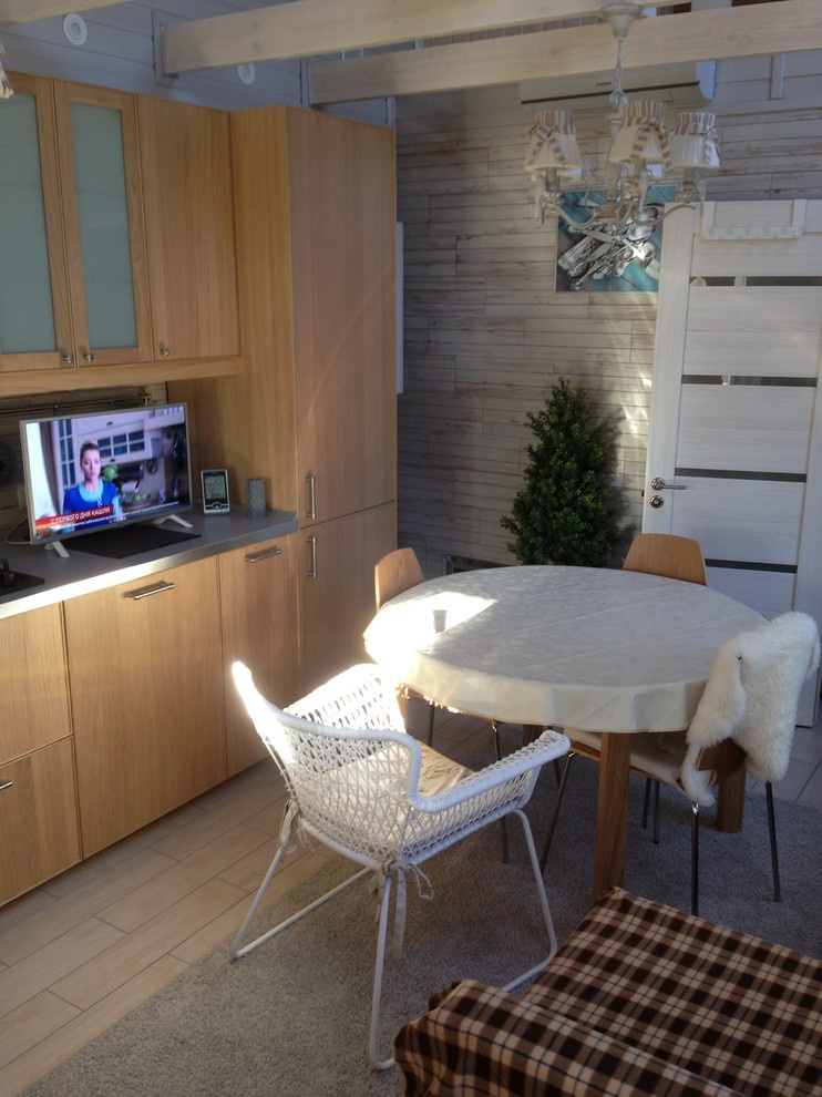 Гостевой дом с сауной "White/grey/wood"