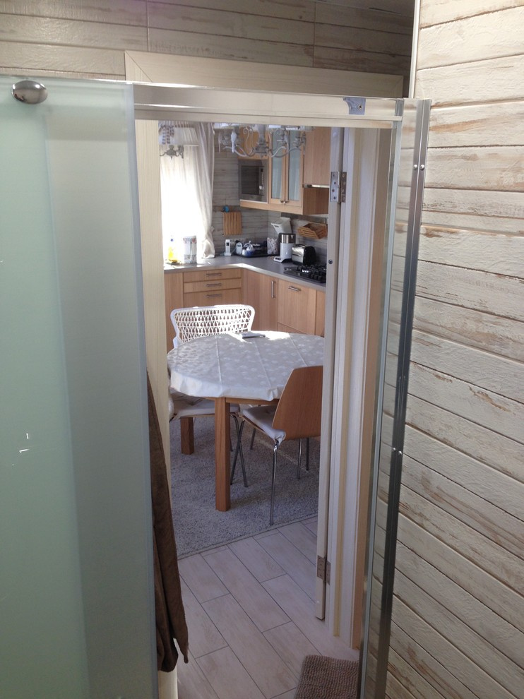 Гостевой дом с сауной "White/grey/wood"