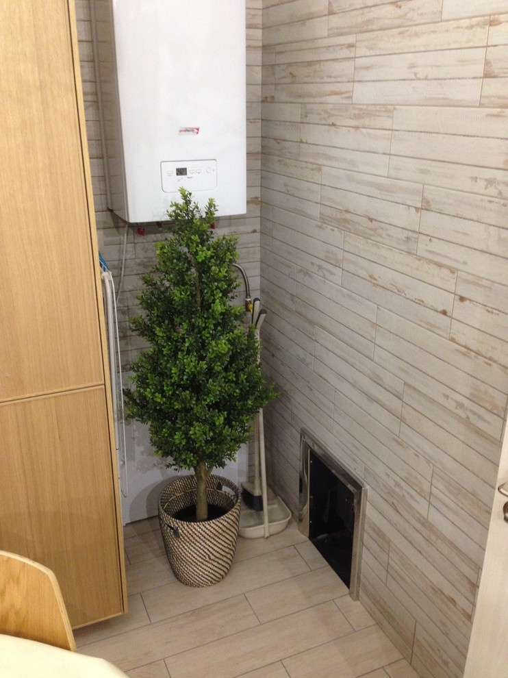 Гостевой дом с сауной "White/grey/wood"