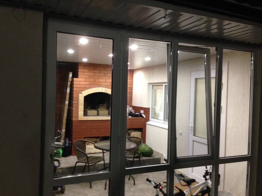 Гостевой дом с сауной "White/grey/wood"