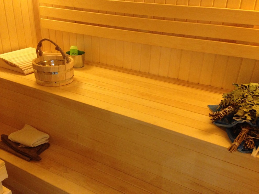 Гостевой дом с сауной "White/grey/wood"