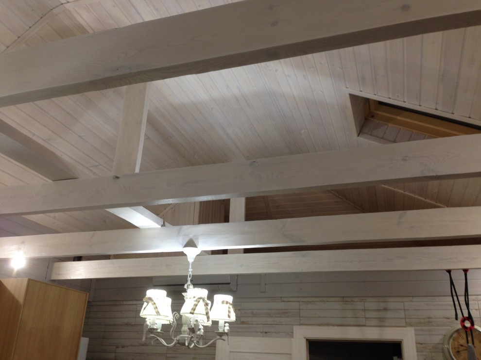 Гостевой дом с сауной "White/grey/wood"