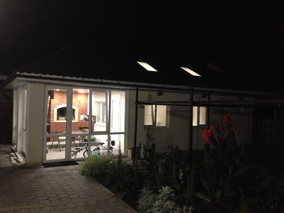 Гостевой дом с сауной "White/grey/wood"