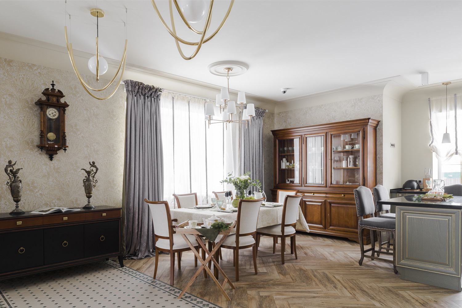 Загородный дом, в гостях у молодой семьи