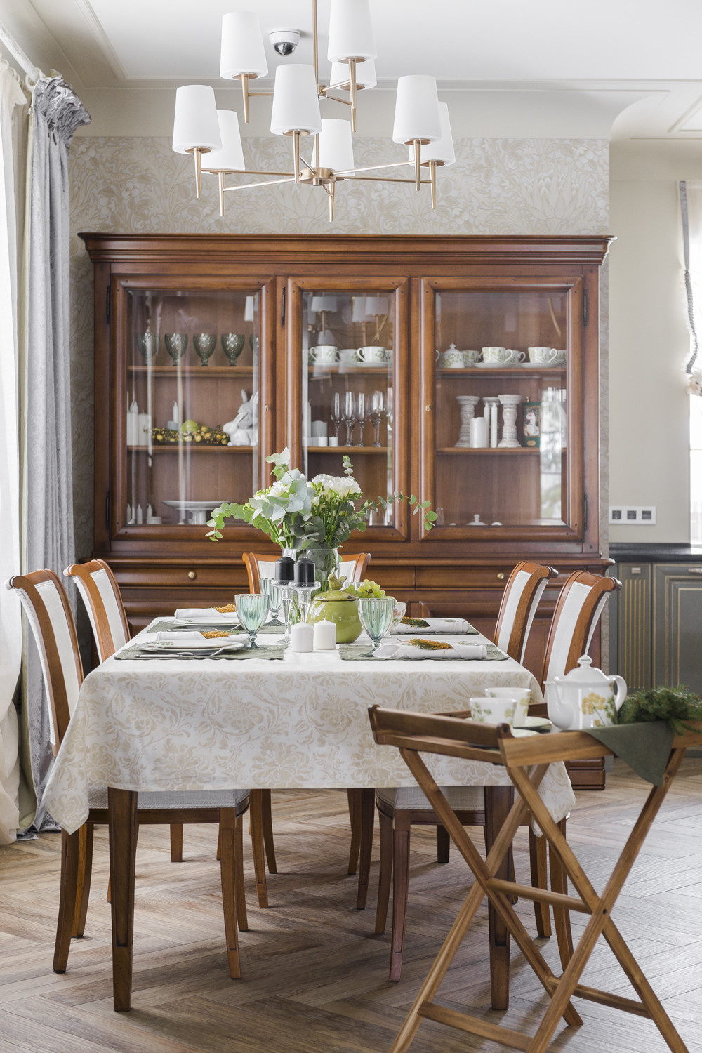 Загородный дом, в гостях у молодой семьи