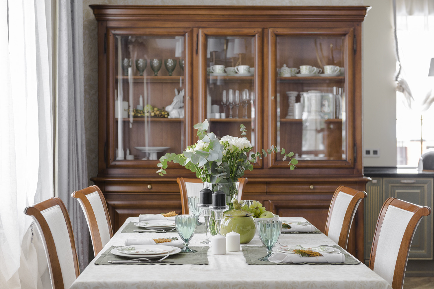 Загородный дом, в гостях у молодой семьи