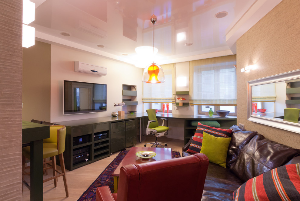 Рабочая зона в гостиной