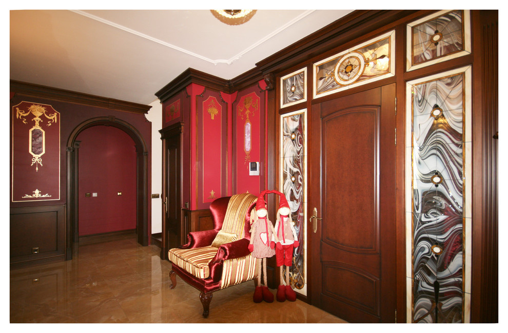 Проект интерьеров коттеджа в классическом стиле