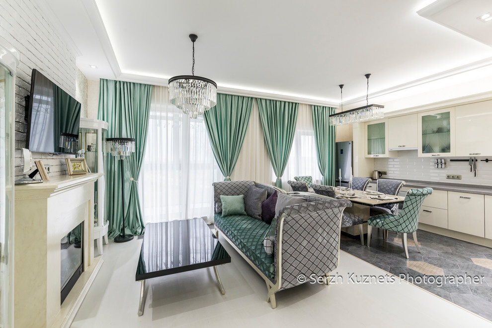 Дизайн проект НЕЖНАЯ РОСКОШЬ в ЖК Ромашково