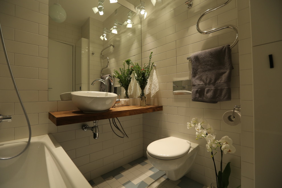 loft with Russian patterns for young man