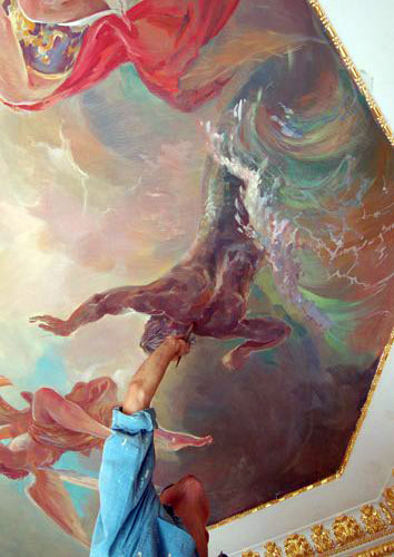 Роспись потолков в Царицыно