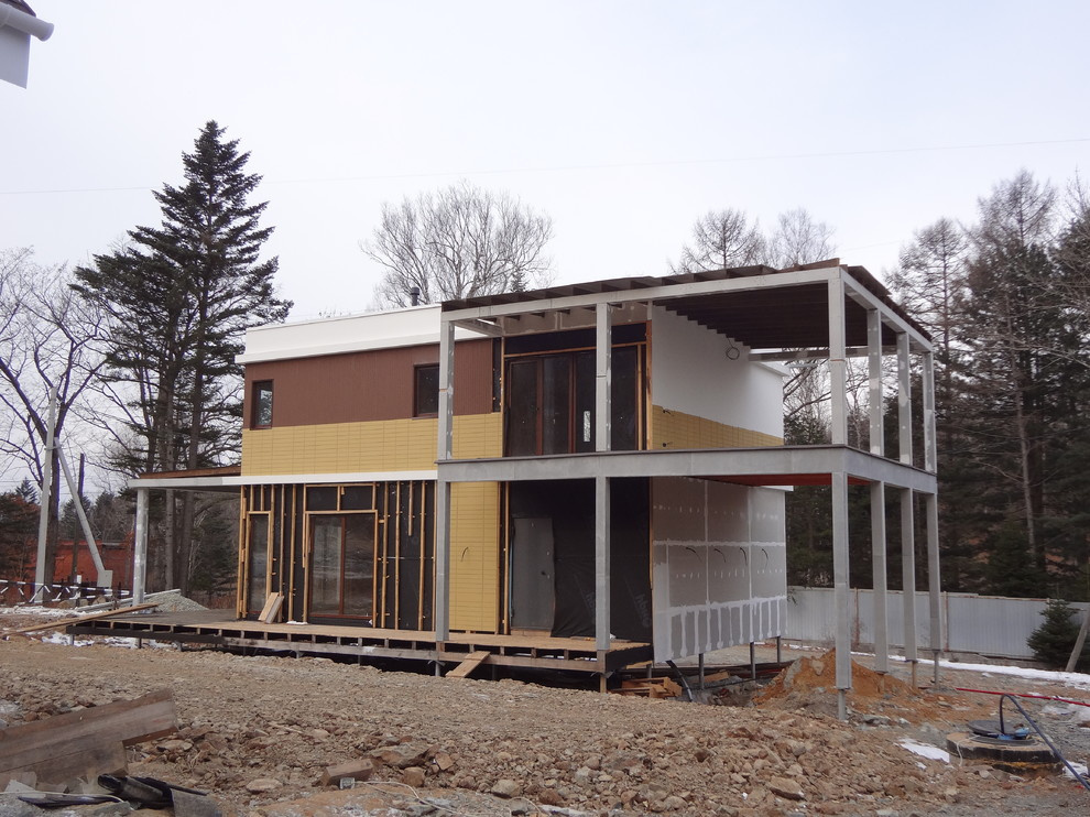 Индивидуальный жилой дом в стиле ХАЙТЕК